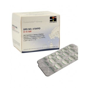 Testerio tabletės DPD4 (deguonis) 10vnt. 1 lap.