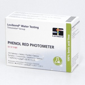 Testerio tabletės Phenol Red (pH), Photometer